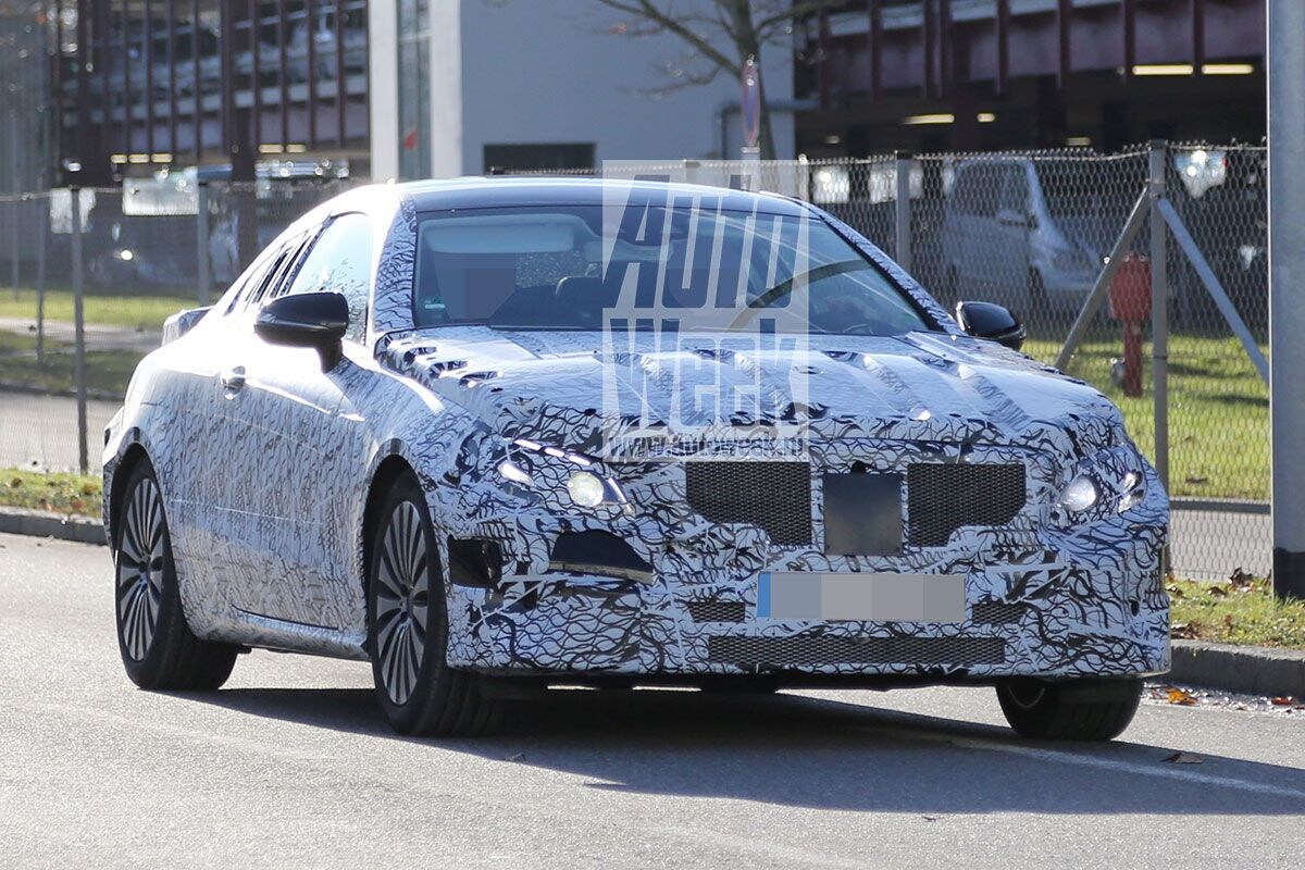 Mercedes E-klasse Coupé spyshots