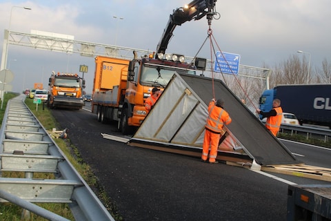 Dakkapel eindigt bestaan op snelweg