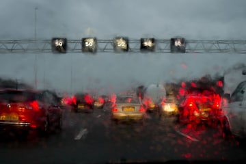 File regen (foto ANP)