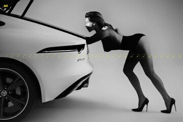 Jaguar F-Type en Victoria Koblenko (foto Rahi Rezv