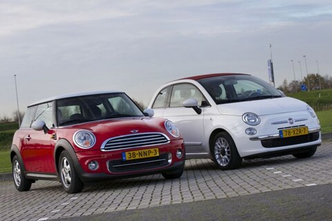 Occasiontest - Fiat 500C (2012) vs Mini Cooper (2010)