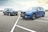dubbeltest Volvo XC90 vs. Mercedes GLE500e