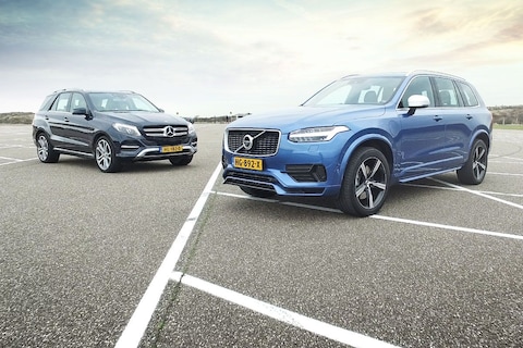 Dubbeltest - Volvo XC90 vs. Mercedes GLE500e
