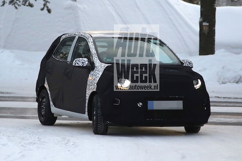 Ook Kia Picanto loopt tegen de lamp