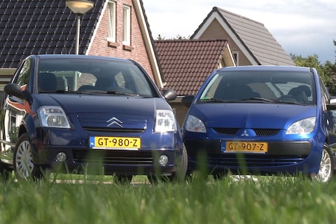 Occasion Test: Citroën C2 (2006) vs. Mitsubishi Colt (2008)