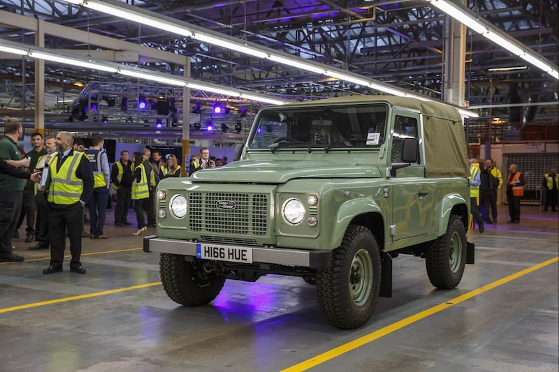 Laatste Land Rover Defender