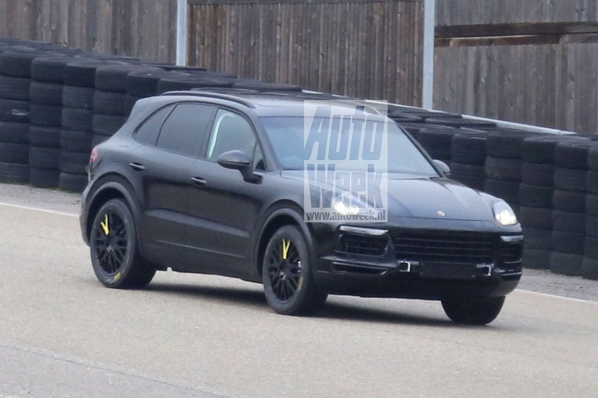 Porsche Cayenne spyshots