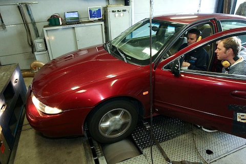 Barrelbrigade op de rollenbank - Chevrolet Alero