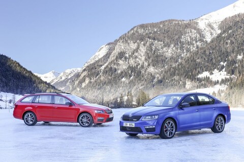 Skoda Octavia RS 4x4 naar Genève