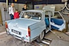 Peugeot 404 Op de rollenbank