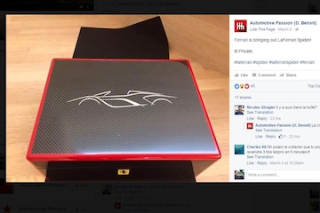 LaFerrari Spider 'gelekt'