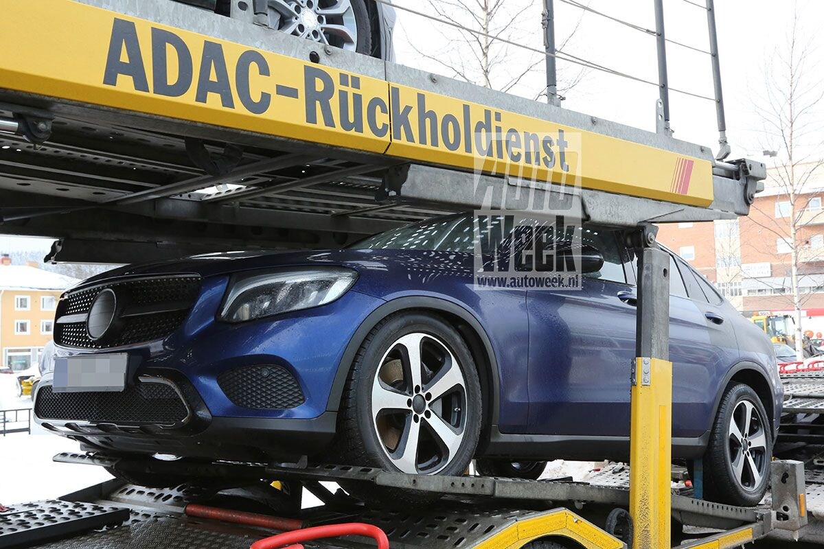 Mercedes GLC Coupé spyshots