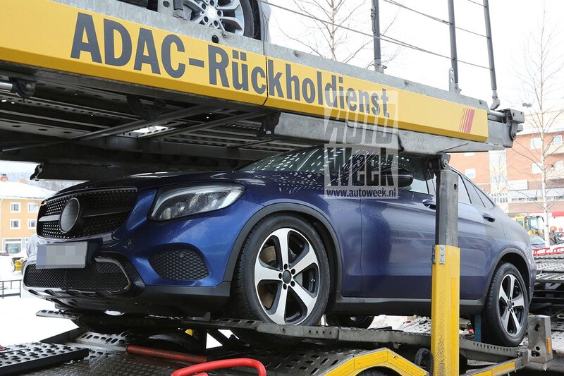 Mercedes GLC Coupé spyshots
