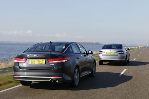 Test: Kia Optima 1.7 CRDi vs. Skoda Superb 2.0 TDI