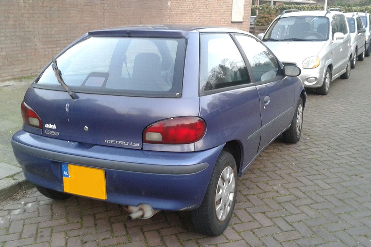 Geo Metro In het wild