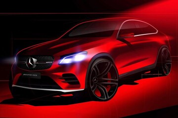Mercedes-AMG GLC-coupé teaser