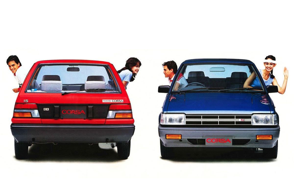 Toyota Corsa Persplaat