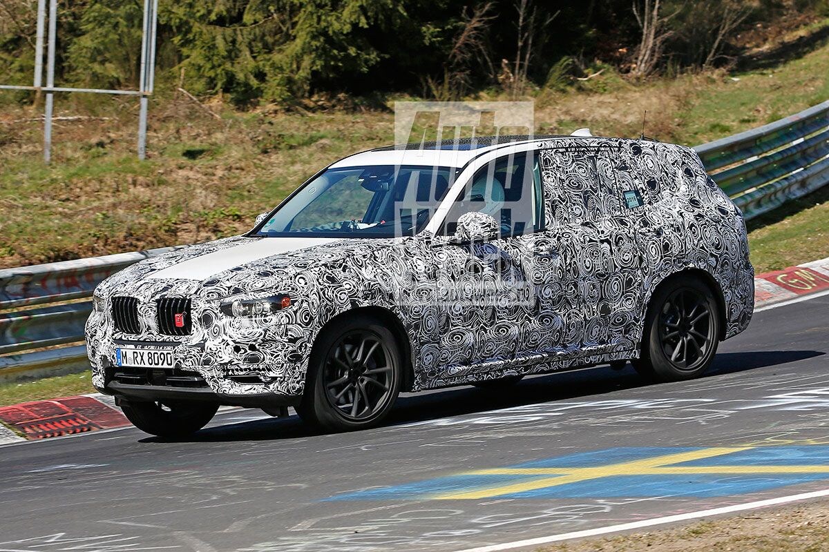 BMW X3 spyshots