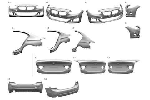 BMW 1-serie sedan: nu al in onderdelen?