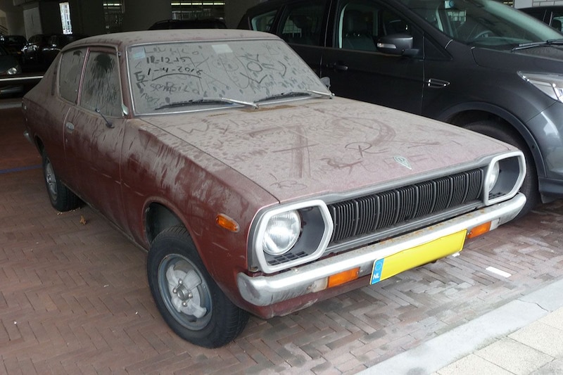 Datsun Cherry In het Wild