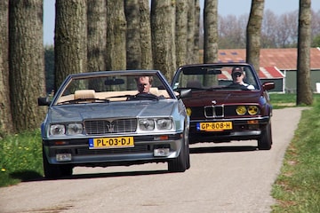 BMW 325i Cabriolet vs. Maserati Biturbo Spyder