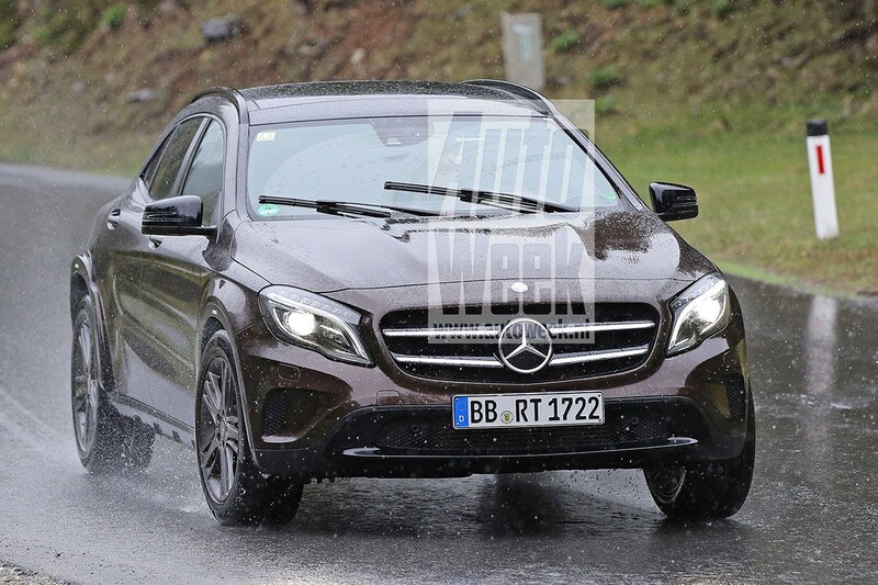 Mercedes GLB-klasse spyshots