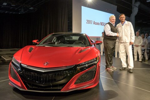 Eerste Acura NSX is een feit