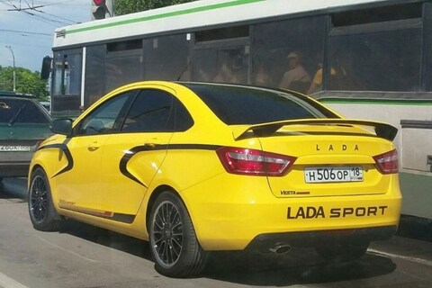 Lada Vesta Sport opgedoken