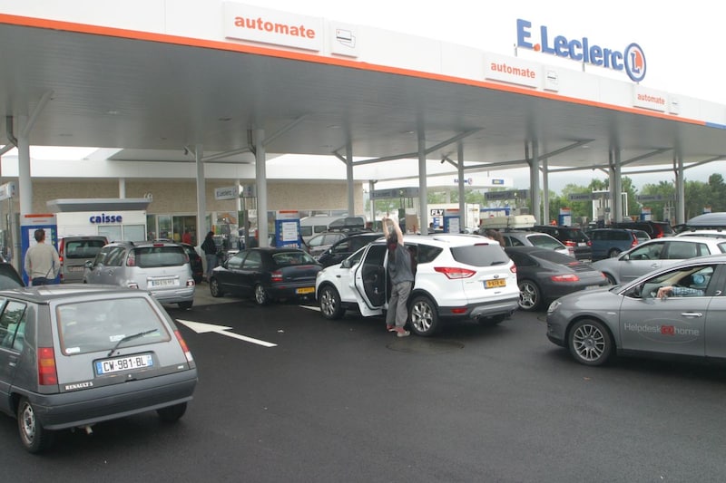 Tankstation Frankrijk