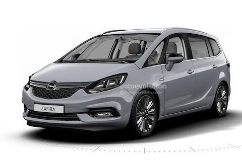 Gelekt: gefacelifte Opel Zafira