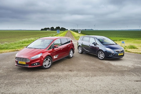 Ford S-Max 1.5 Ecoboost vs. Opel Zafira 1.6 Turbo 170 pk - Test
