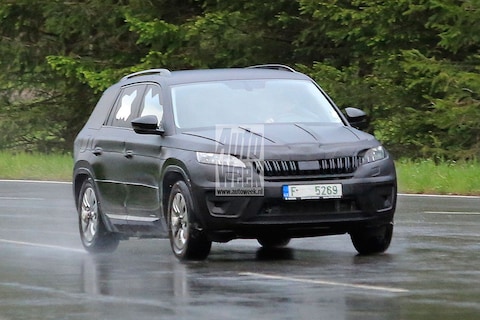 Eerste spyshots Skoda Kodiaq