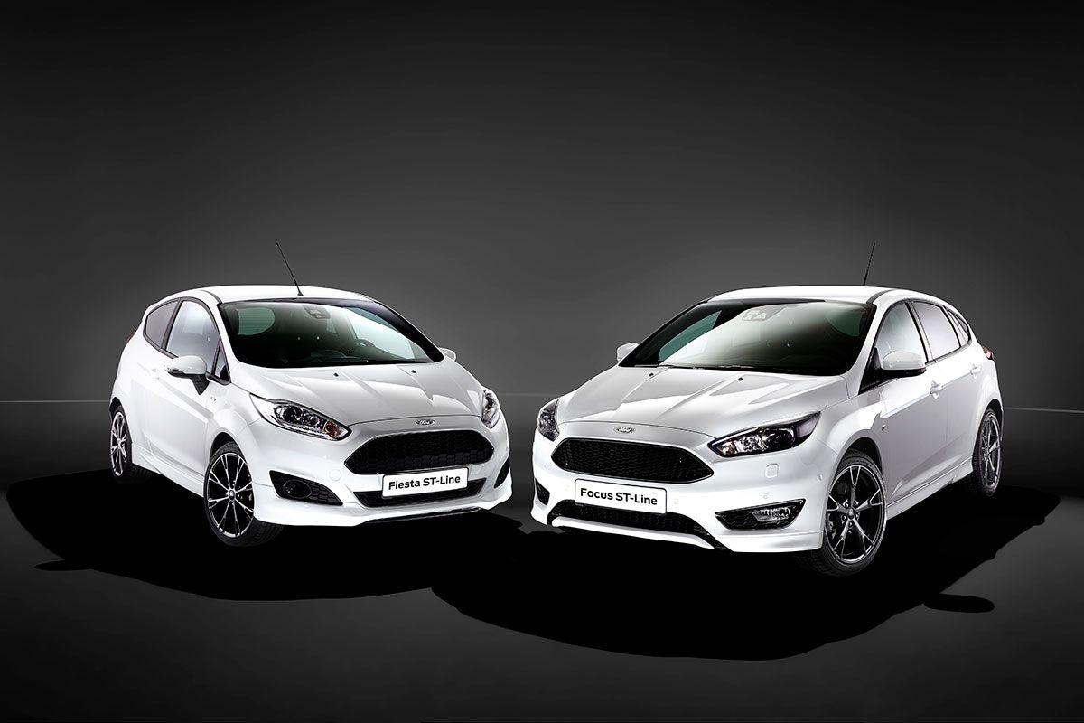 Ford Fiesta en Focus ST-Line