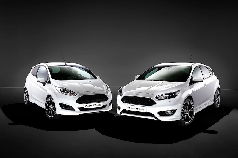 Ford Fiesta en Focus ST-Line