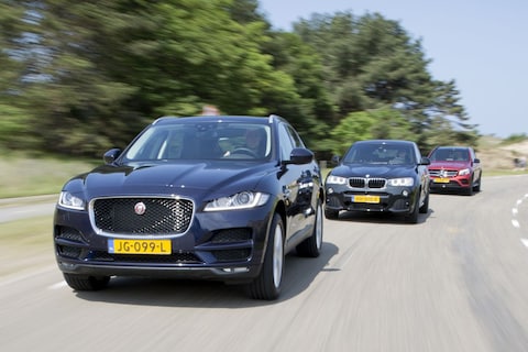 Vergelijkende Test: Jaguar F-Pace vs Mercedes GLC vs BMW X4