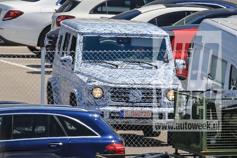 Testwerk nieuwe Mercedes G-klasse begonnen