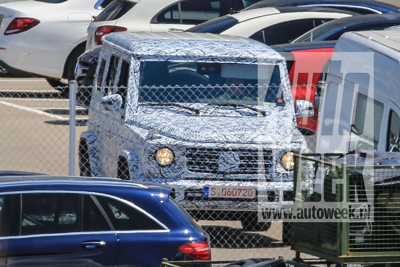 Mercedes-Benz G-klasse spyshots