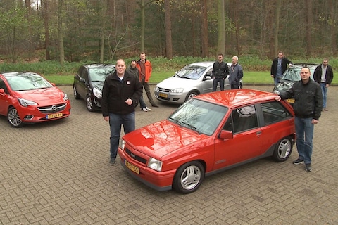 5 generaties Opel Corsa - Duurtestgarage