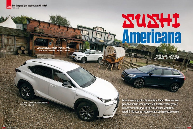 Triotest Lexus NX - Range Rover Evoque - Volvo XC6