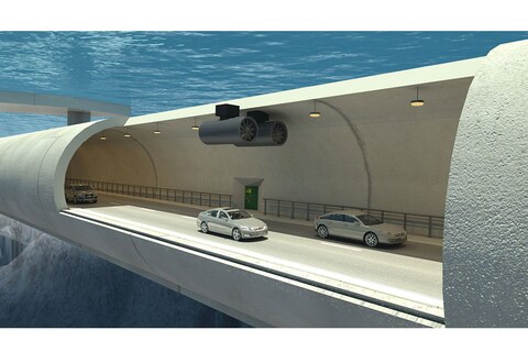 Noorwegen wil 'drijvende tunnel'