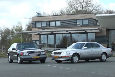 Lexus LS 400 (1991) vs Mercedes 400 SE (1991) - Occasiontest