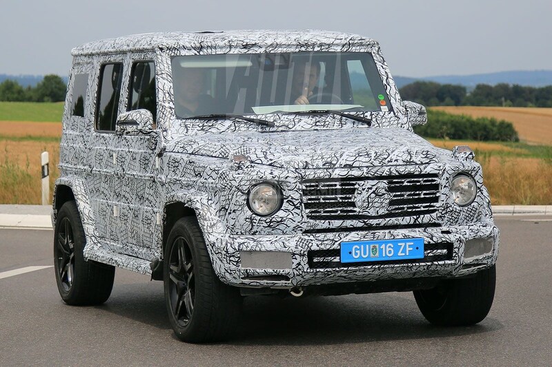 Mercedes G-klasse spyshots