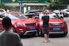 Aanrijding Landwind X7/Range Rover Evoque
