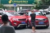 Aanrijding Landwind X7/Range Rover Evoque