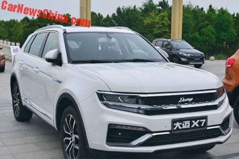 Zotye X7 doet Volkswagen Tiguan na