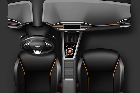 Lada toont interieur Xcode