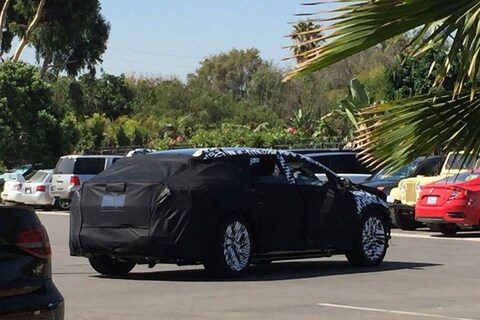 Faraday Futures eerste auto gespot
