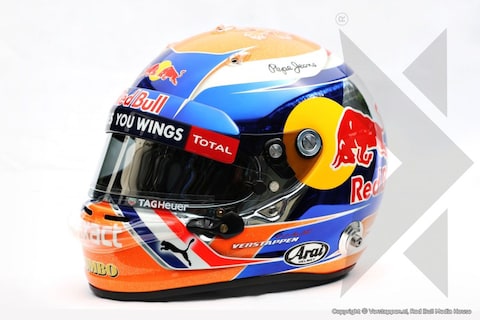 Max Verstappen steekt zich in oranje voor Spa