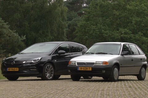 Opel Astra Oud & Nieuw - Duurtestgarage