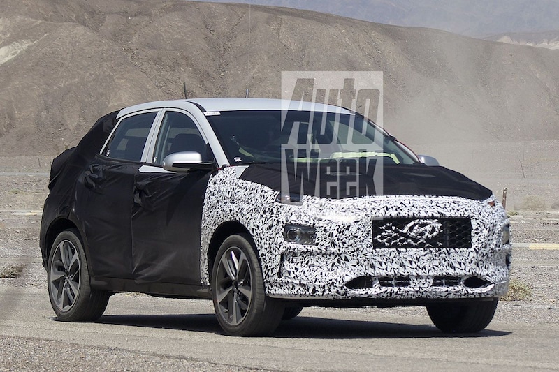 Hyundai cross-over spyshots